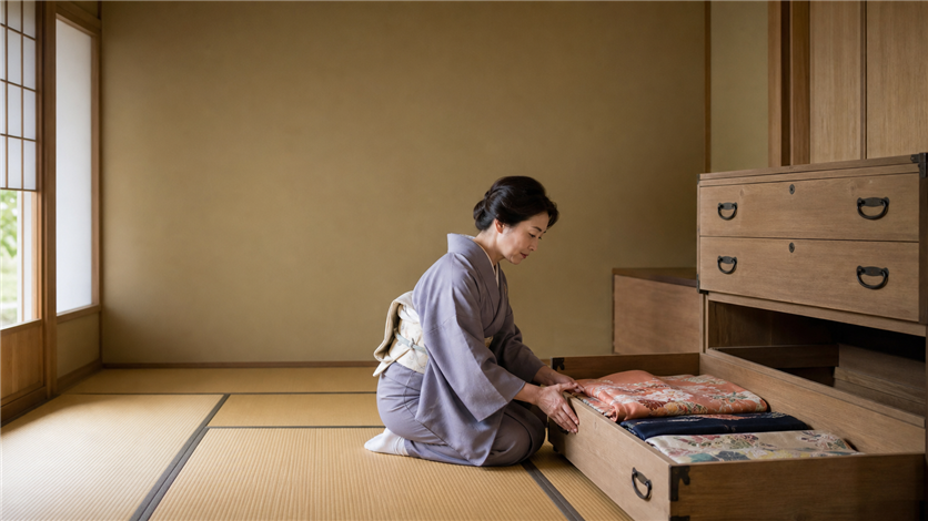 実家に残された着物を整理して買取に出すことを考える